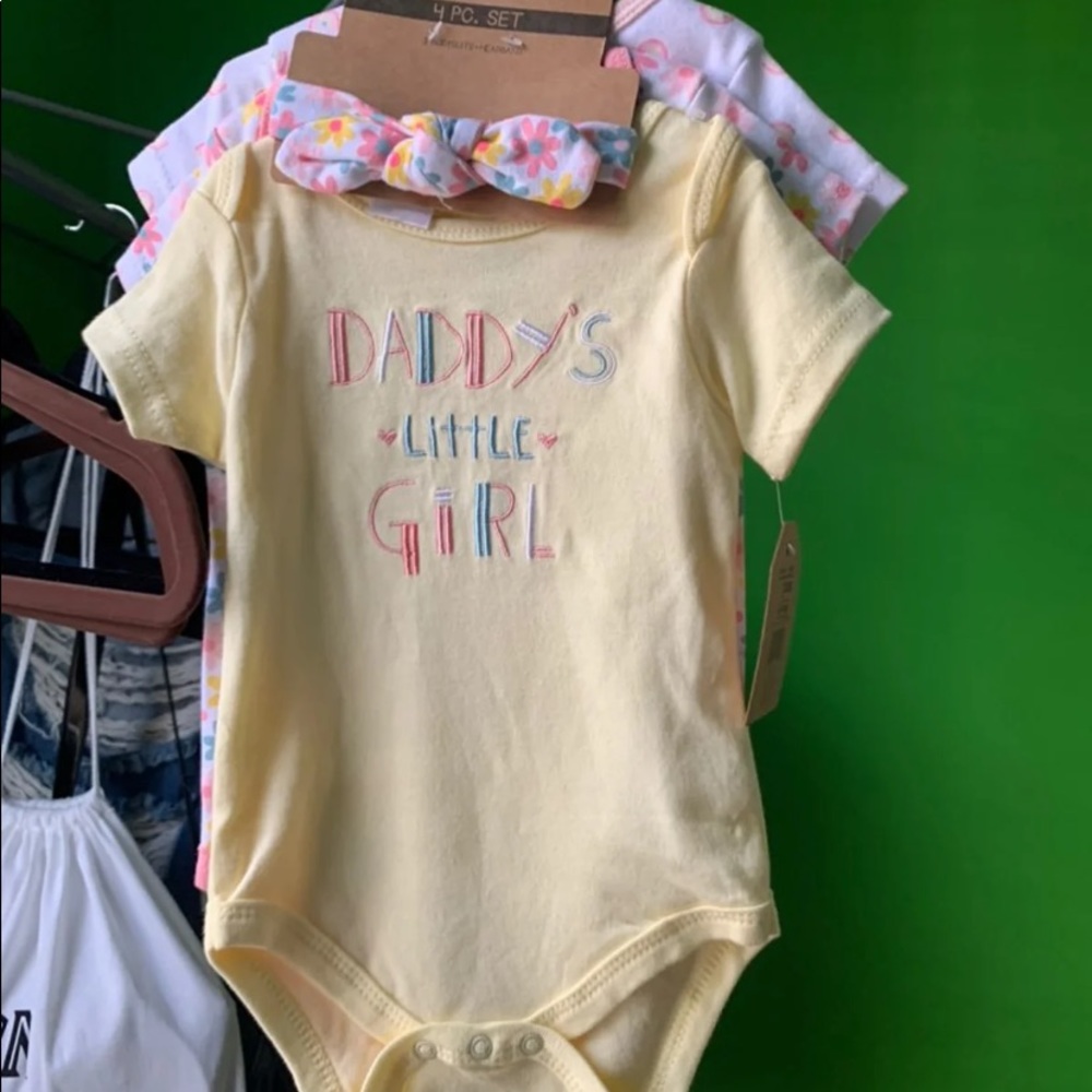 Little Girl Onesies 4 Pack
